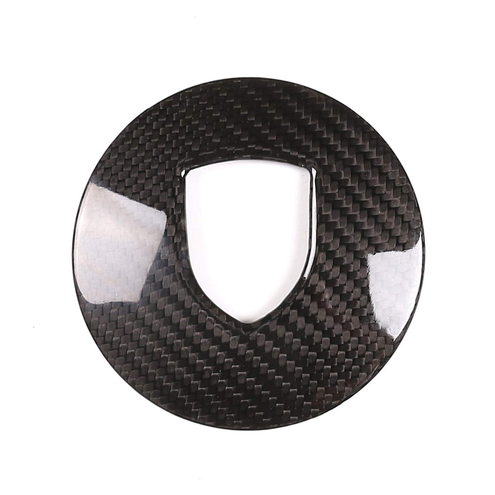 ERYCUN Carbon Fiber Lenkrad Dekoration Panel Abdeckung, for Porsche, 911 718, for Porsche, 14-20 Trim Zubehör Formteile Deckel von ERYCUN