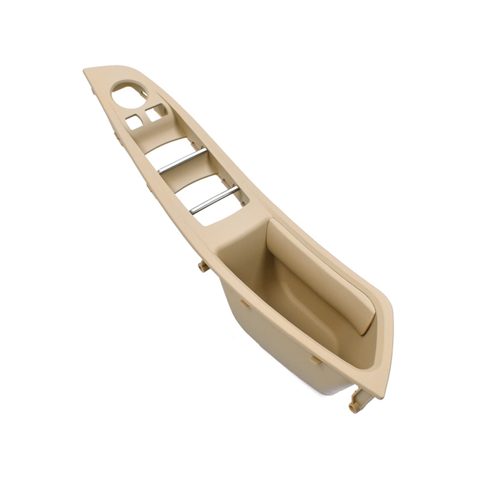 ERYCUN Innentür Armlehne Fenster Schalter Panel Pull Griff Set, for, for 5 Series F10 F11 F18 520i 523i 525i 528i 535i Türdrücker(Left Armrest Beige) von ERYCUN