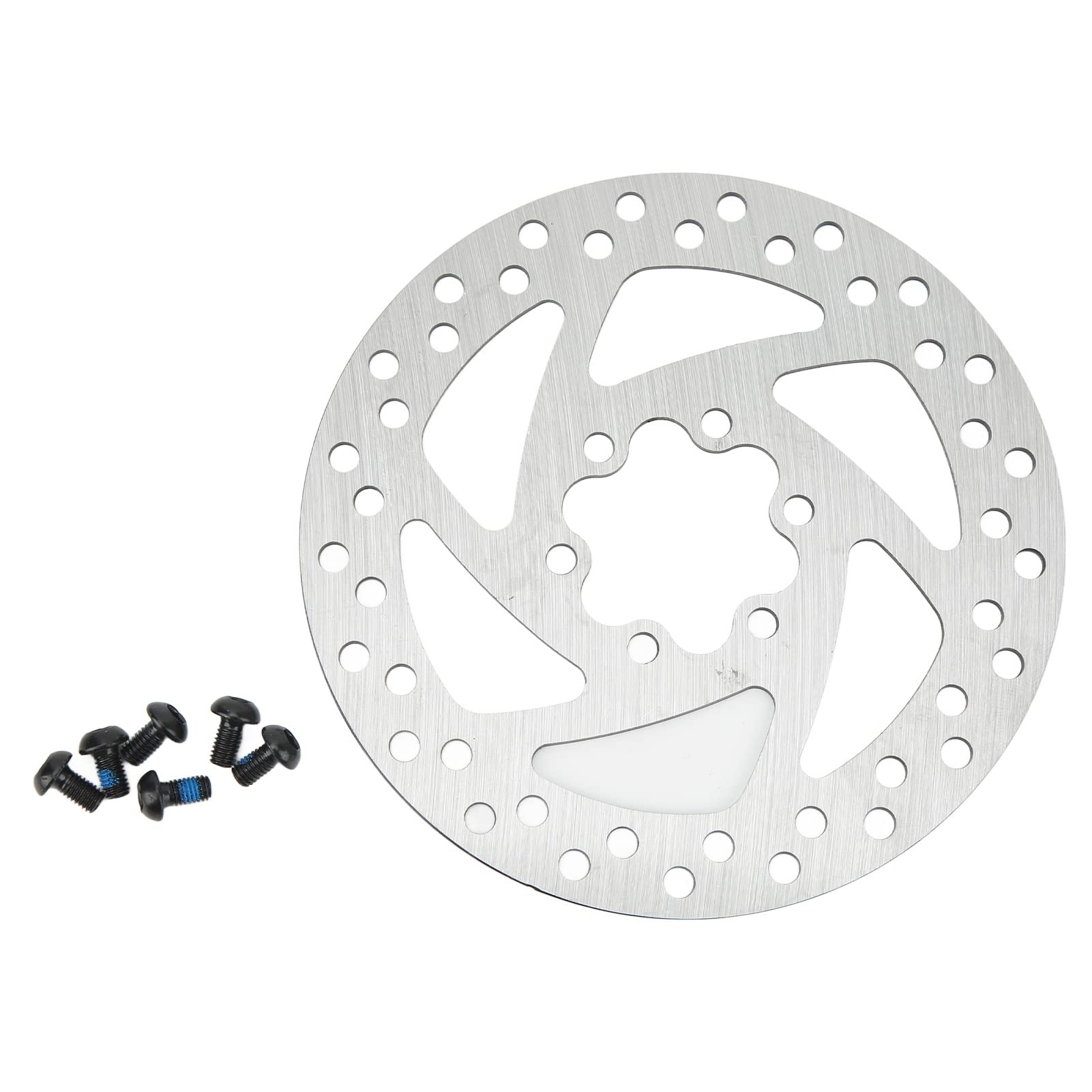 140-mm-Bremsscheibe für Elektroroller, 6-Loch-Bremsscheibe aus Edelstahl mit 6 Schrauben, Zur Modifikation von Elektrorollern von ERYUE