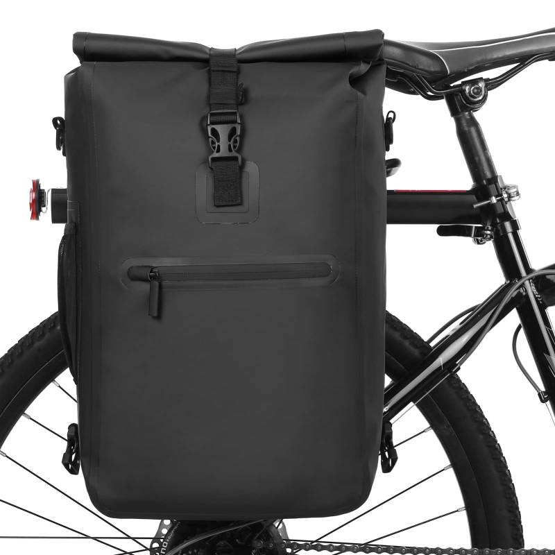 ERYUE Fahrradtasche,3-in-1 wasserdichte Fahrradtasche Fahrrad Gepäckträgertasche Rucksack Umhängetasche Outdoor Radfahren Pendeltasche Pack mit Laptopfach von ERYUE