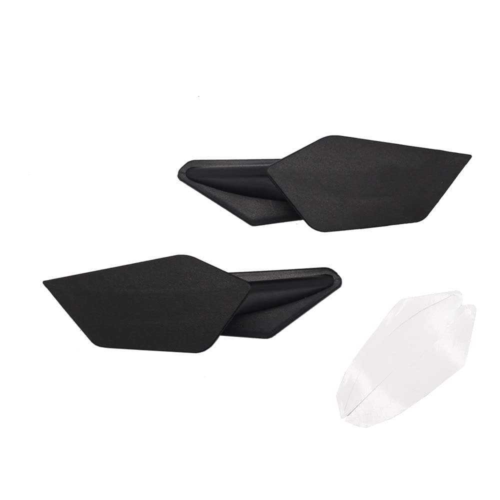 ERYUE Motorrad-Winglets,2 Stück Motorrad Winglets Kits Aerodynamischer Flügelspoiler Universal-Modifikationszubehör von ERYUE