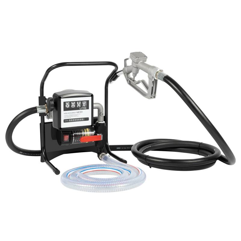 Ölpumpe, ERnonde 220V 200W Ölförderpumpe Tragbar und Kompakt Selbstansaugend Dieselpumpe 45L/min Ölabsaugpumpe für Diesel und Kerosin geeignet, Motoröl und Butter von ERnonde