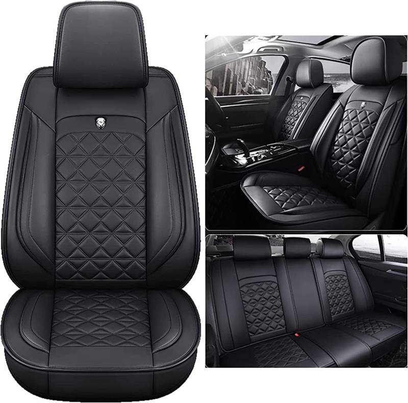 ESMOPA Autositzbezüge Universal-Set für Mercedes Benz GLE 350/GLE 450/GLE 400/GLE 320/GLE 250d/GLE 350d/GLE 350e/GLE 500e/S560e Seat Protector:Schwarz von ESMOPA