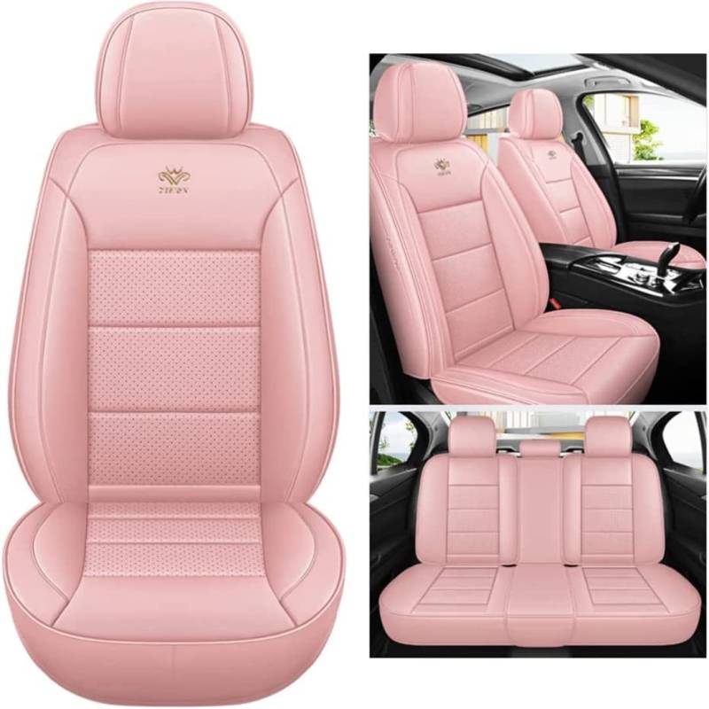 ESMOPA Autositzbezüge Universal-Set für Nissan Juke/Qashqai/Maxima/Micra/Murrano/Pathfinder Seat Protector_Rosa von ESMOPA