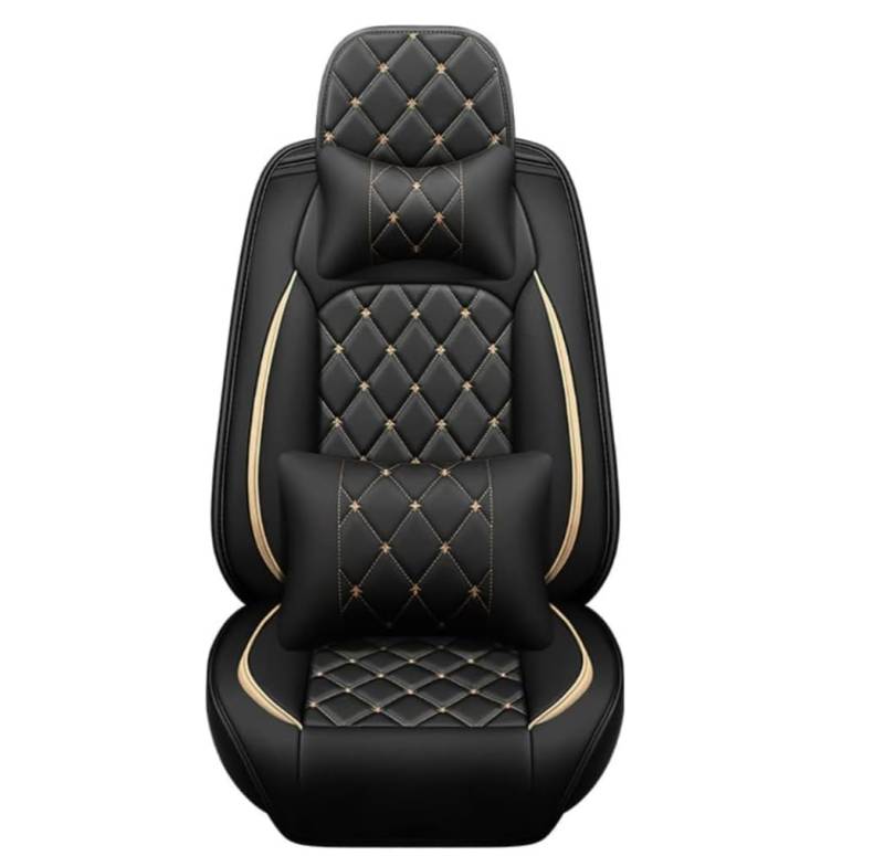 ESMOPA Autositzbezüge Universal-Set für Renault Kadjar 2015-2021 Seat Protector/Gold Deluxe Edition von ESMOPA