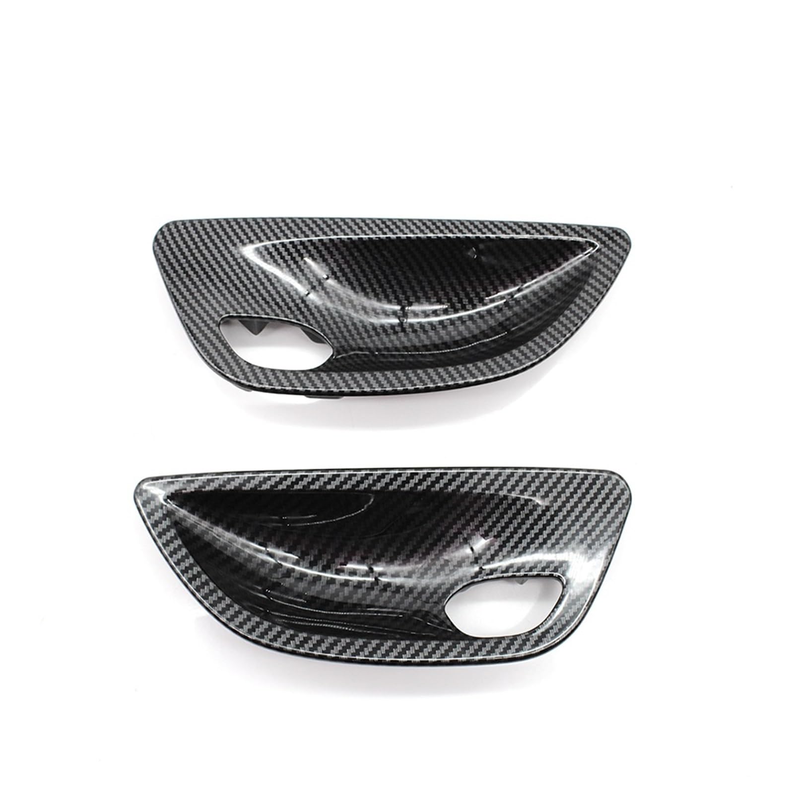 Auto-Innentürgriff Für 5 Series Für F10 Für F11 520i 523i 525i 528i 535i 2010 2011 2012 2013 2014-2017 Carbon Fiber Innentür Panel Öffnung Griff Schüssel Abdeckung Trim Türinnengriff(2PCS Set) von ESPYN