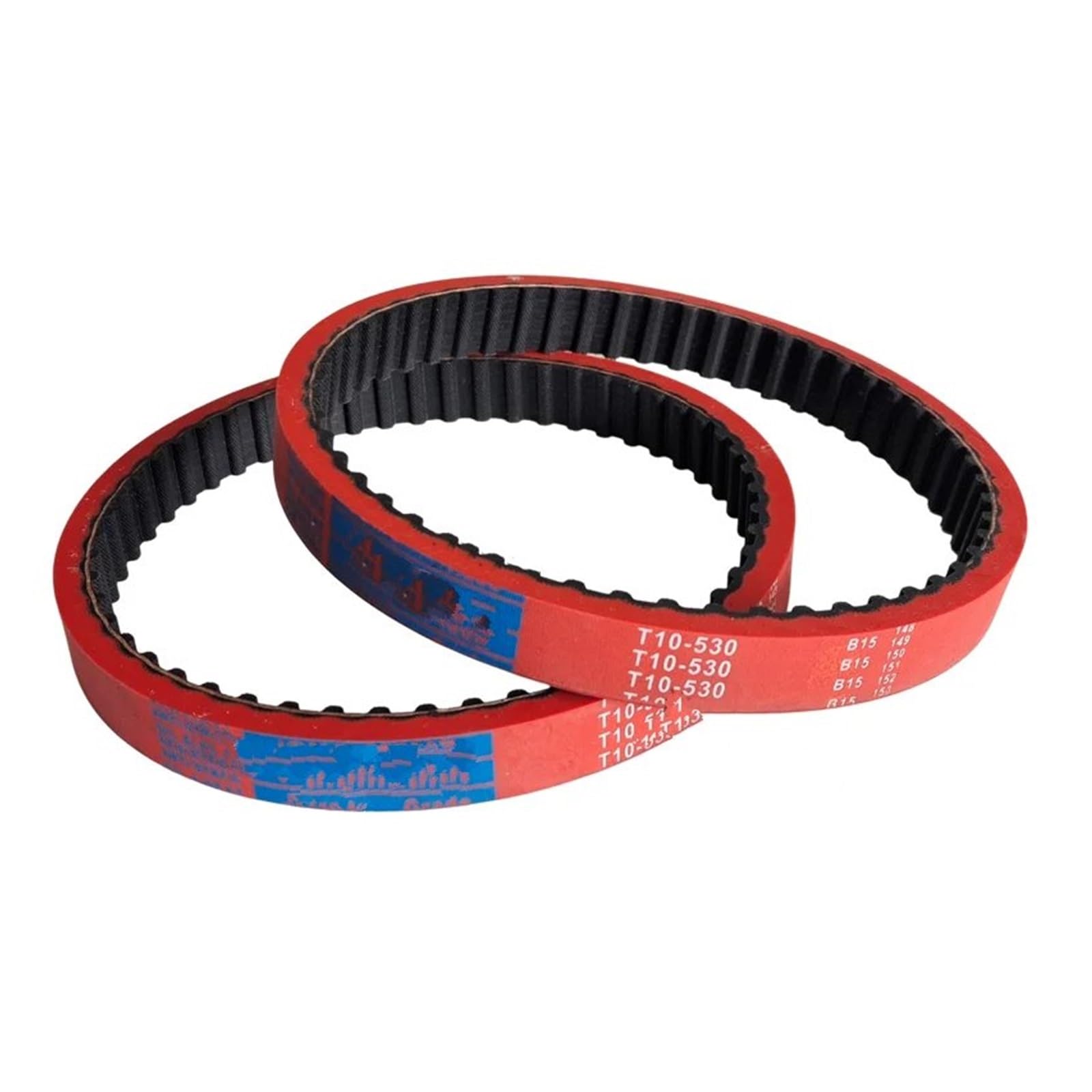 Drive Belt 2 Stück T10-530 T10-560 Verpackungsmaschine Filmzieh- Und Klebeband T10 480 530 560 225 255 270 240 300L 25mm 240L 17mm 19mm Transferriemen(T10-530-53Teeth,2PIECE_17MM) von ESPYN