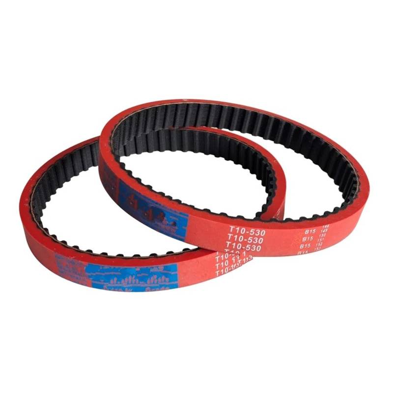 Drive Belt 2 Stück T10-530 T10-560 Verpackungsmaschine Filmzieh- Und Klebeband T10 480 530 560 225 255 270 240 300L 25mm 240L 17mm 19mm Transferriemen(T10-530-53Teeth,2PIECE_19MM) von ESPYN