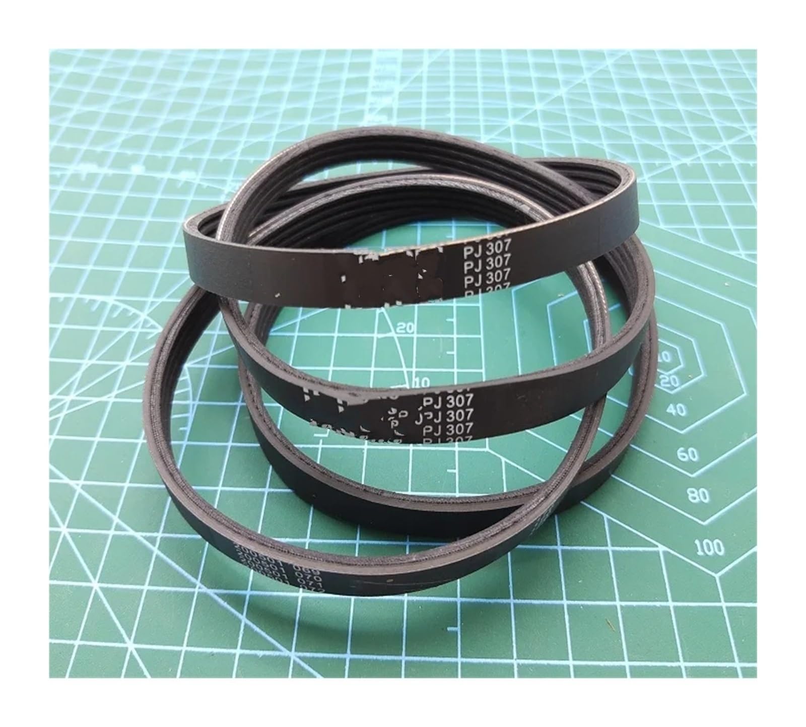 Drive Belt PJ307 Gummi-Antriebsriemen Für Mini-Förderband Für Luftkompressor Transferriemen(1piece) von ESPYN