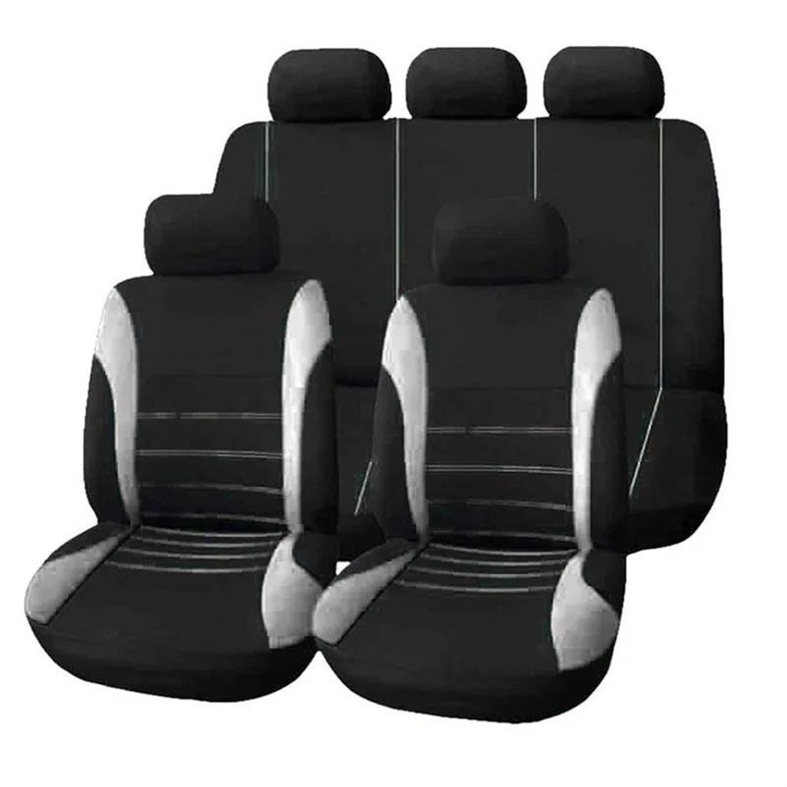 ESPYN Autositzschoner Autositzbezüge Universal-Autositzbezug Autositzschutzbezüge Für Autoinnenausstattung Auto-Sitzbezug(Grey) von ESPYN