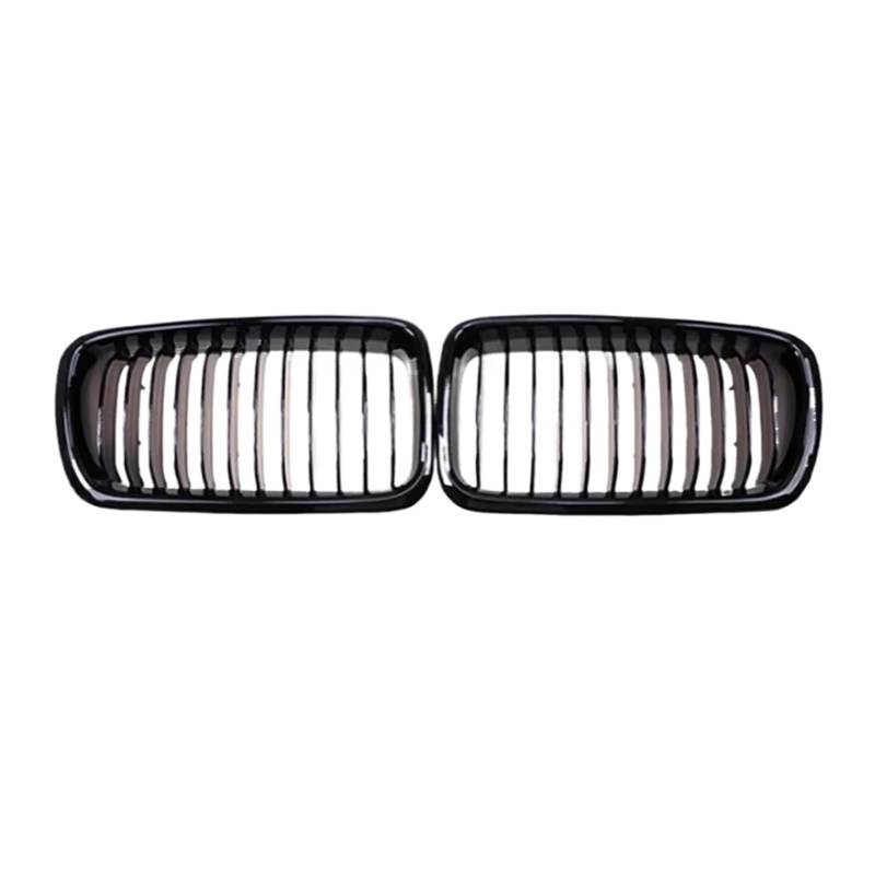 Frontgrill 1 Paar Chrom-Frontstoßstange Nierengitter Haubengrill Refit Für 7er E38 730IL/735I/725Tds/728I/750I Limousine 1998 1999 2000 2001 Kühlergrill(Glossy) von ESPYN