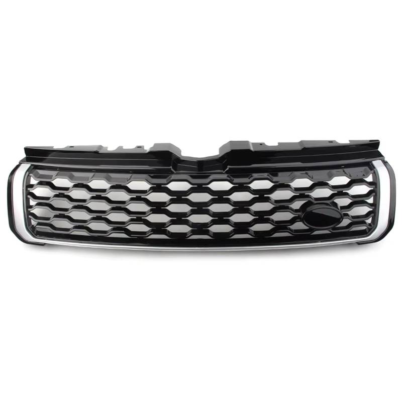 Frontgrill 1 Stück Auto Front Upper Grille Grill Für Land Für Rover Für Range Für Rover Für Evoque 2010 2011 2012 2013 2014 2015 2016 2017 2018 Kühlergrill(Silber) von ESPYN