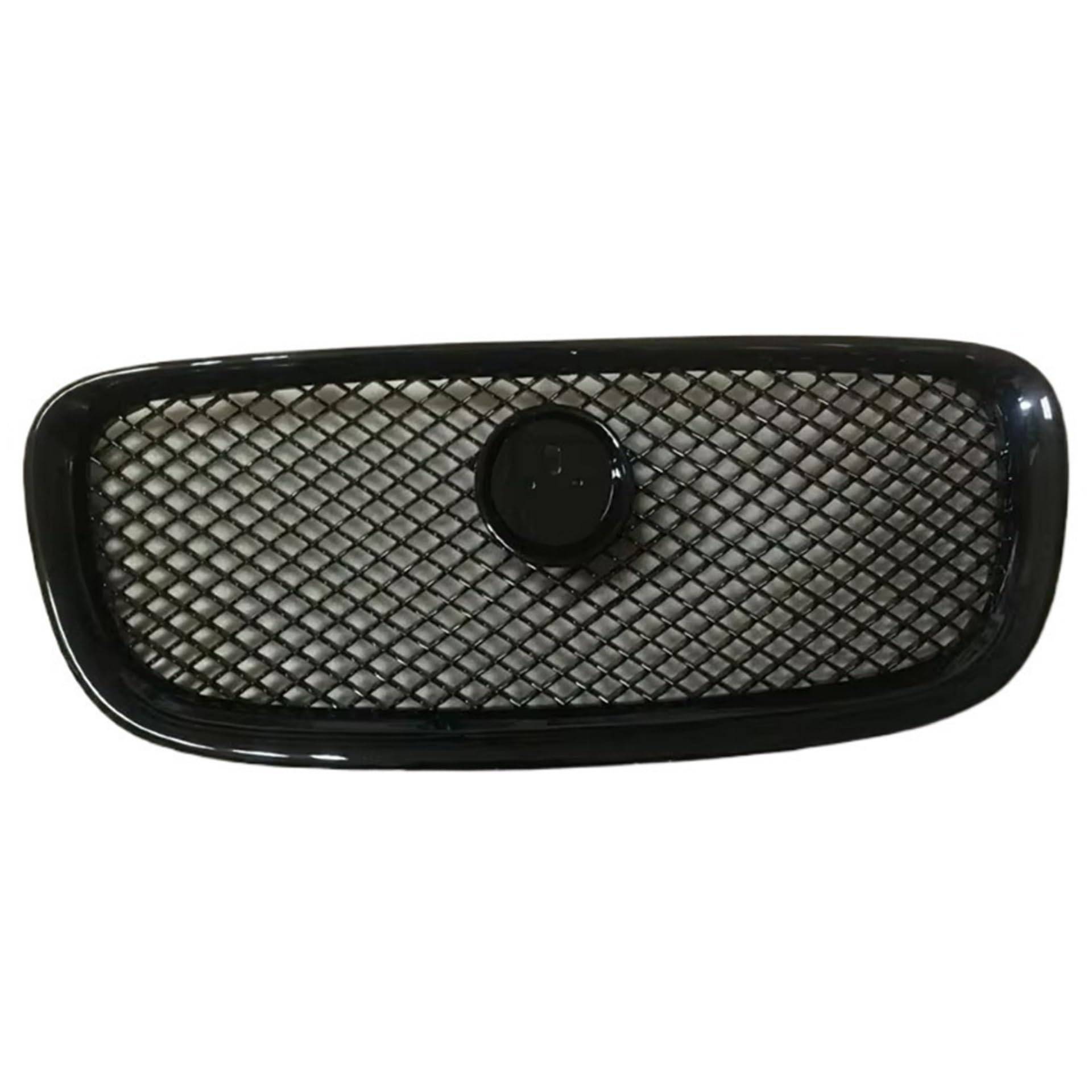 Frontgrill 1 Stück Kühlergrill Für Jaguar Xf XF 2008 2009 2010 2011 2012 2013 2014 2015 2016 ABS Frontgrillabdeckung Verkleidung Auto Ersatzteile Auto-Styling Kühlergrill(2008-2011 Black) von ESPYN