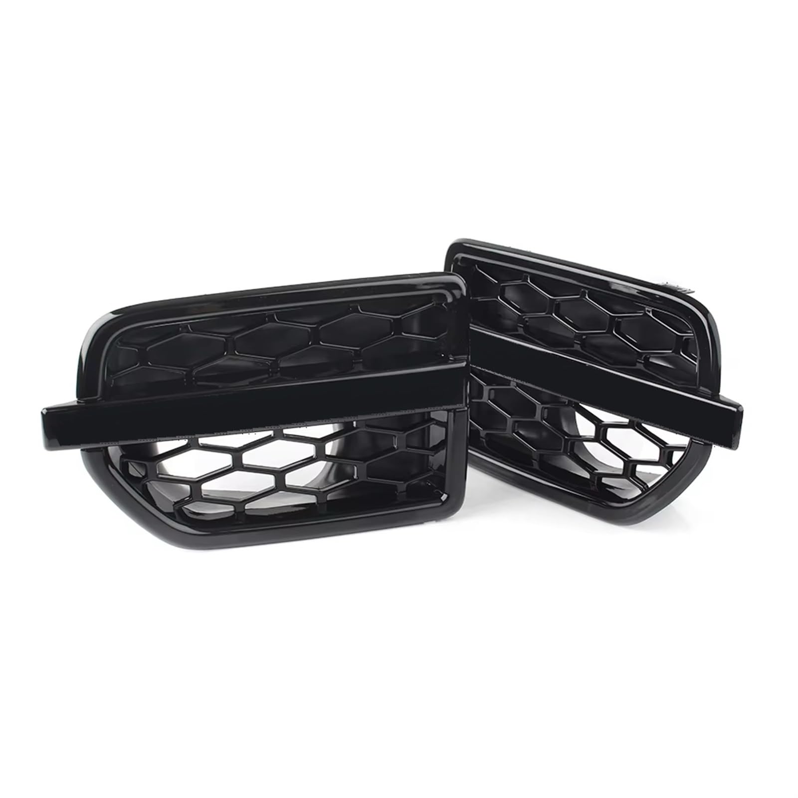 Frontgrill 2 Stück Auto Air Intake Fender Vents Seitengitter Für Land Für Rover Für Discovery 4 LR4 2010 2011 2012 2013 2014 2015 2016 Glanzschwarzes ABS Kühlergrill von ESPYN