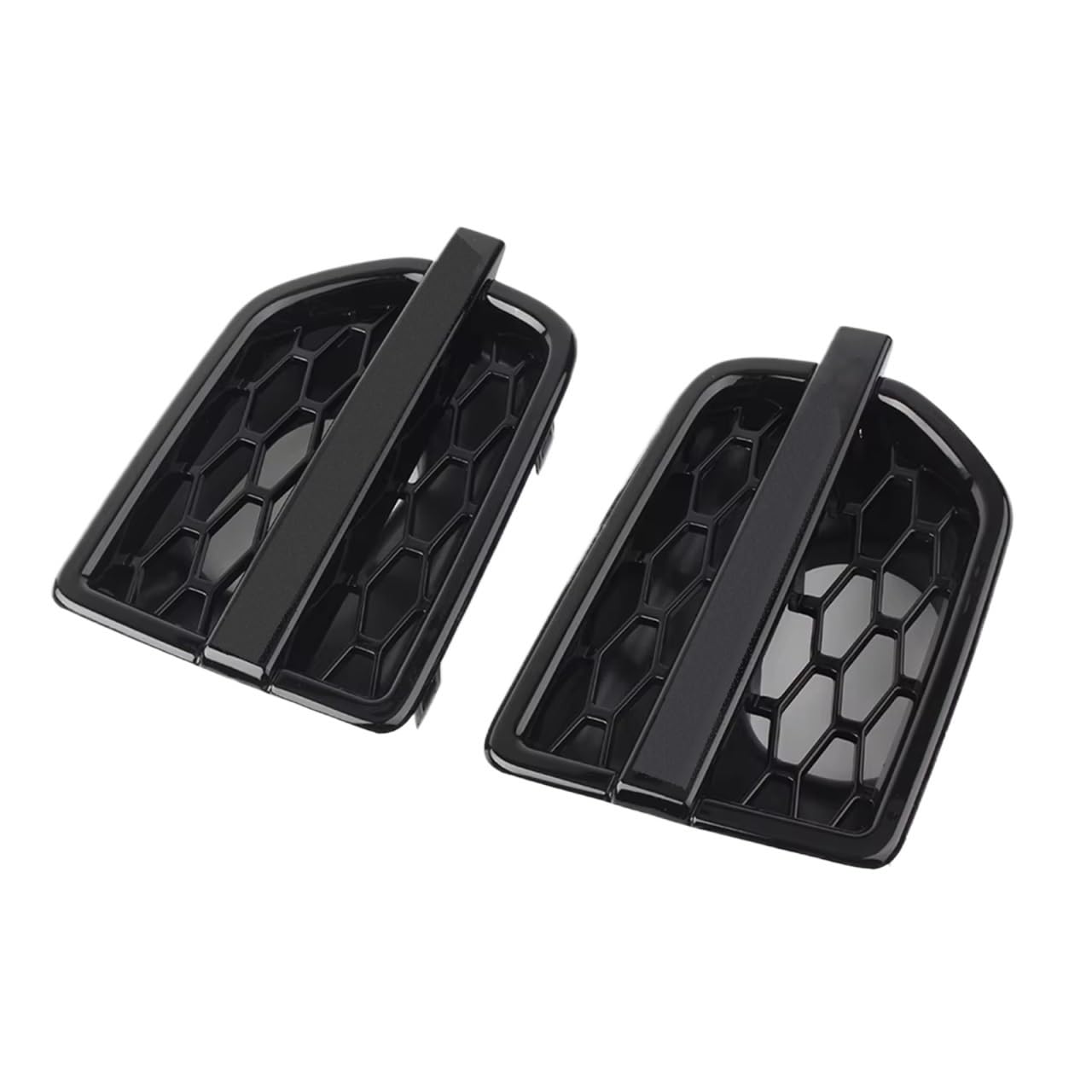 Frontgrill 2X Glanz Schwarz Auto Air Intake Fender Vents Seite Grille ABS Für Land Für Rover LR4 Für Entdeckung 4 2010 2011 2012 2013 2014 2015 2016 Kühlergrill von ESPYN