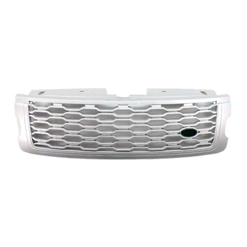 Frontgrill ABS Auto Vorderen Stoßfänger Grille Für Land Für Rover Für Range Für Rover Für Vogue L405 Upgrade 2013-2022 Mesh Grills Stil Zubehör Kühlergrill(18-22 All Silver) von ESPYN