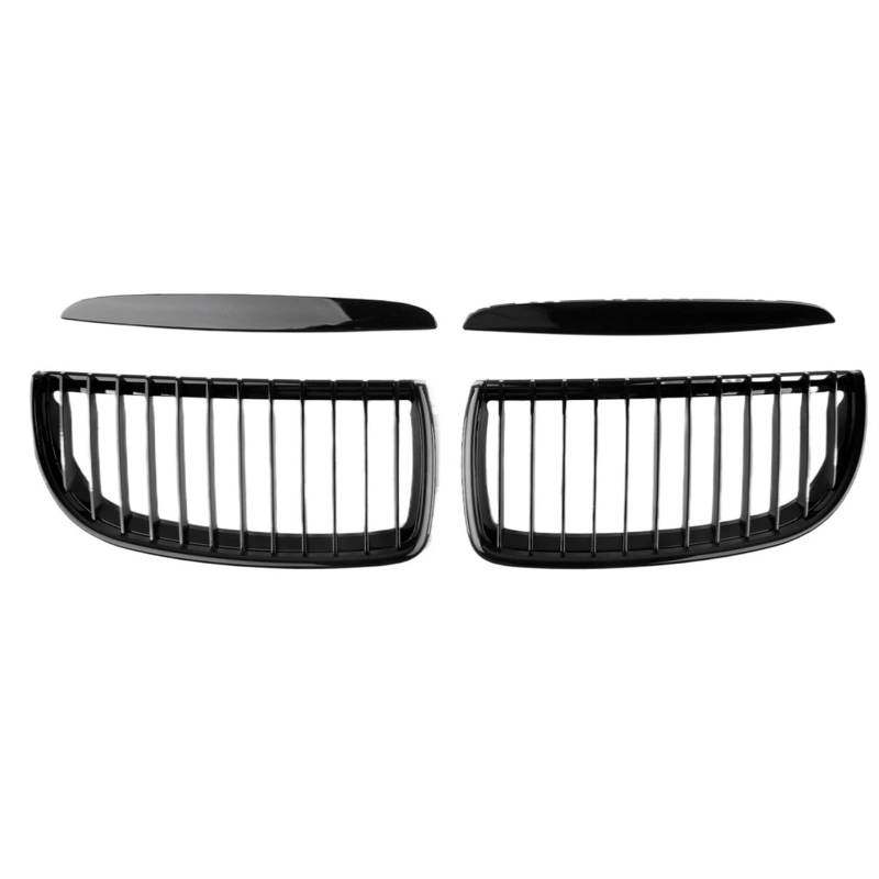 Frontgrill Auto Front Glanz Schwarz Grills Grille Sport Diamant Für E90 E91 Tuning 3 Serie 2005 2006 2007 2008 2009 2010 2011 2012 LCI Pre LCI Kühlergrill(05-08 GB Single Slat) von ESPYN