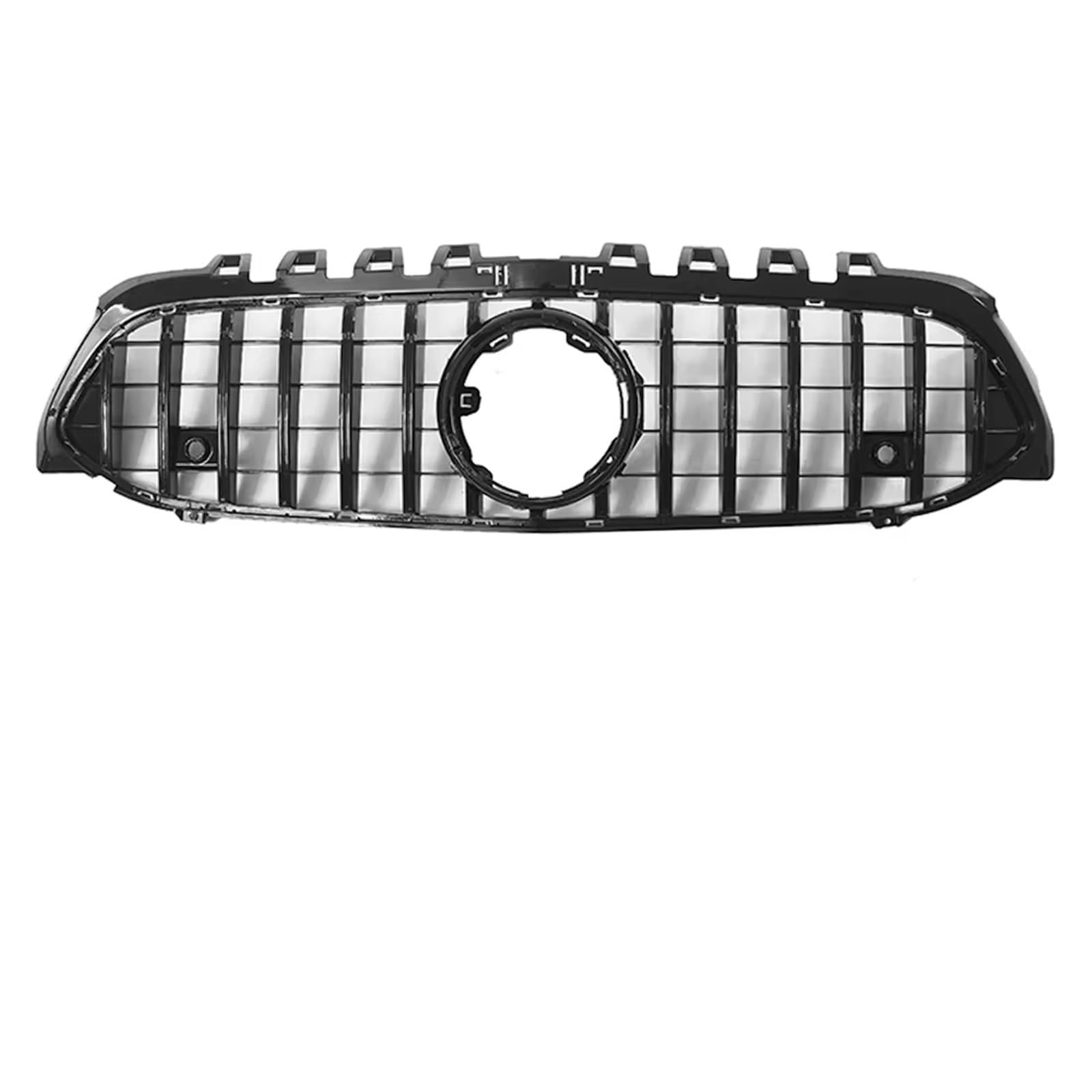 Frontgrill Diamonds Style Grill Für Benz A-Klasse W177 2019 2020 2021 2022 A200 A220 A250 Chrom Silber GT Style Frontstoßstange Renngitter Kühlergrill(GT-Black) von ESPYN