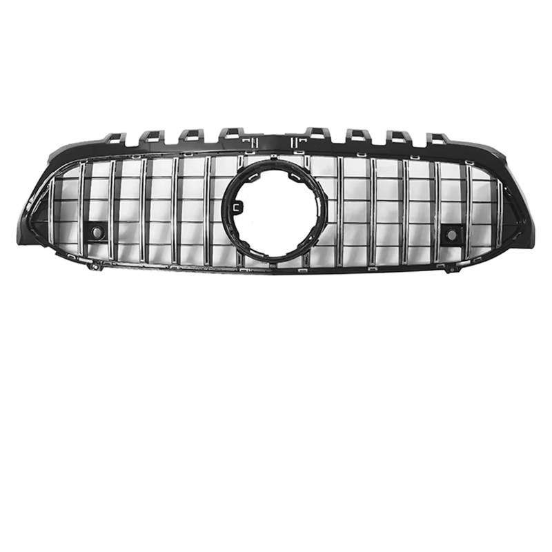 Frontgrill Diamonds Style Grill Für Benz A-Klasse W177 2019 2020 2021 2022 A200 A220 A250 Chrom Silber GT Style Frontstoßstange Renngitter Kühlergrill(GT-Silver) von ESPYN