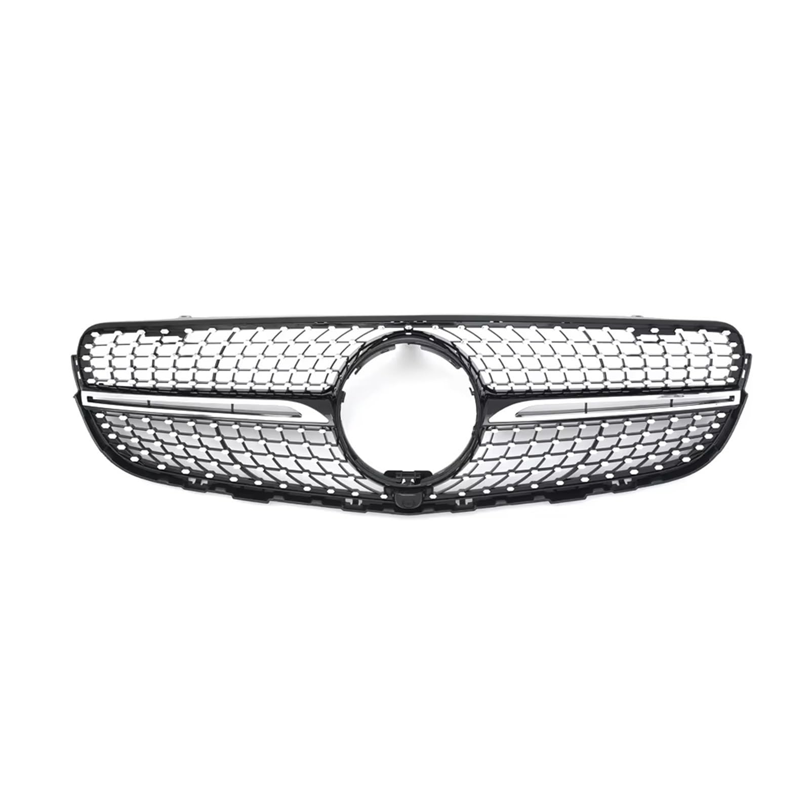 Frontgrill Ersatzteil Diamanten Für GTR-Stil Vorderer Einlass Gitter Stoßstangengrill Gitter Refit Für Benz Für GLC X253 2015–2019 Tuning Kühlergrill(Diamonds-Black W360) von ESPYN