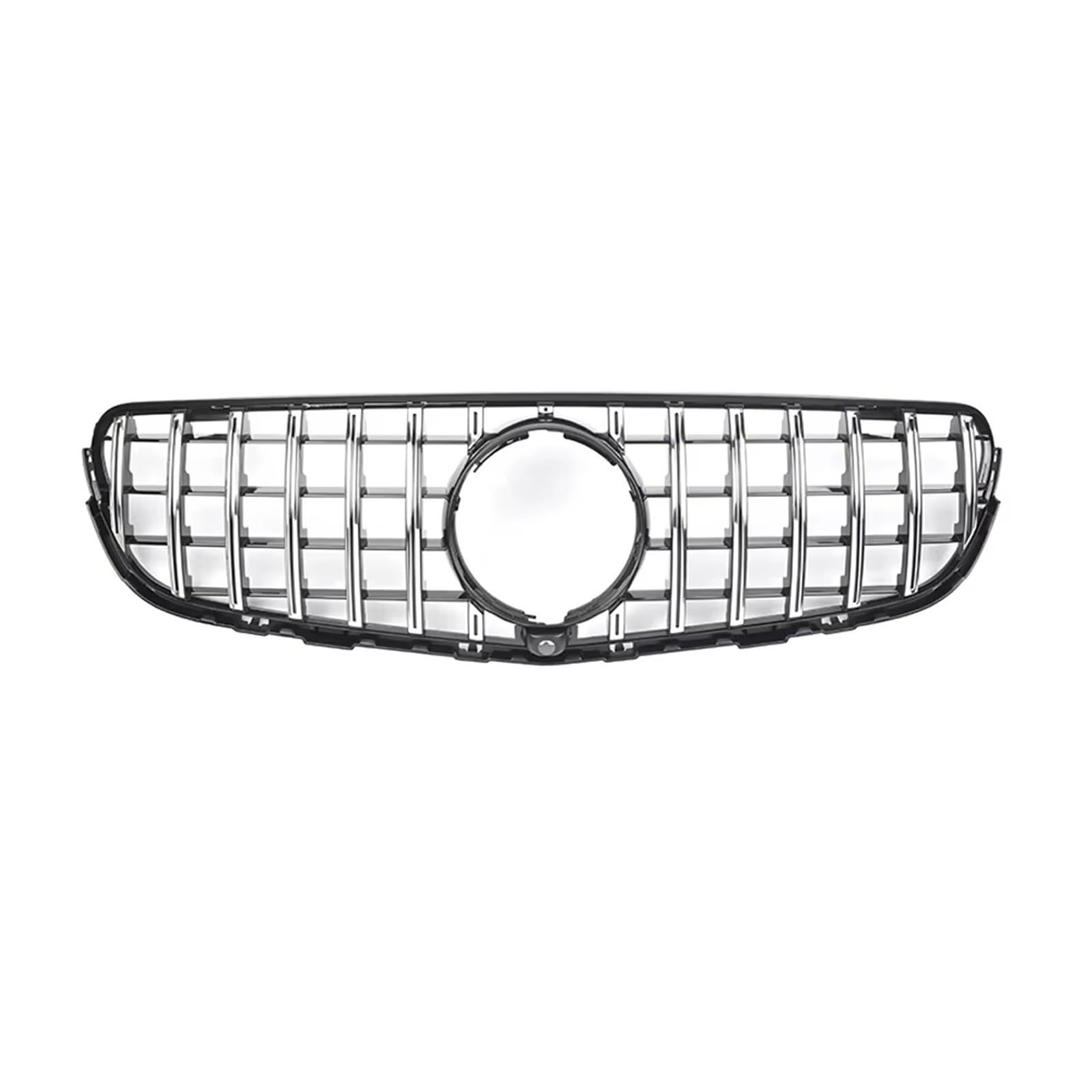 Frontgrill Ersatzteil Diamanten Für GTR-Stil Vorderer Einlass Gitter Stoßstangengrill Gitter Refit Für Benz Für GLC X253 2015–2019 Tuning Kühlergrill(GT-Silver) von ESPYN