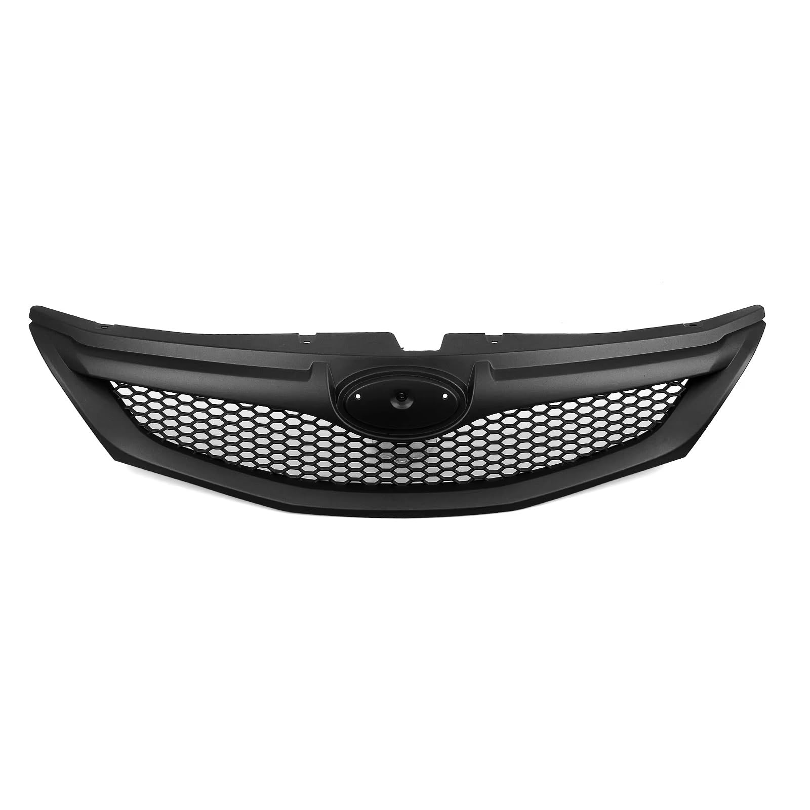 Frontgrill Front Racing Grill Hood Mesh Für Subaru Für Impreza Für WRX STi 2008 2009 2010 2011 Kühlergrill(Matt-schwarz) von ESPYN