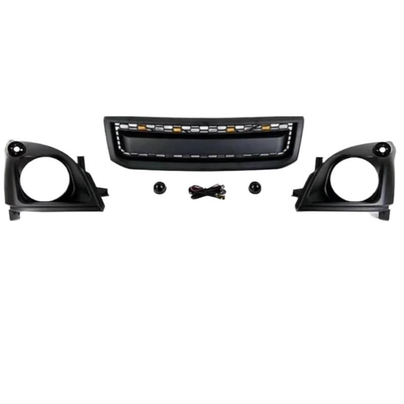 Frontgrill Frontstoßstange Grill Kühlergrill Für Toyota Für Land Für Cruiser 120 Für Prado Lc120 Fj120 2700 4000 2003-2009 Refit Scheinwerfer Rahmen Kühlergrill(F) von ESPYN