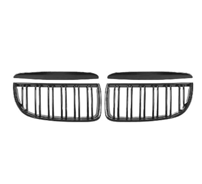 Frontgrill Für 3 Serie E90 E91 2005 2006 2007 2008 Auto Front Stoßstange Grille Schwarz Grille Abs Kühlergrill(Glossy Black) von ESPYN