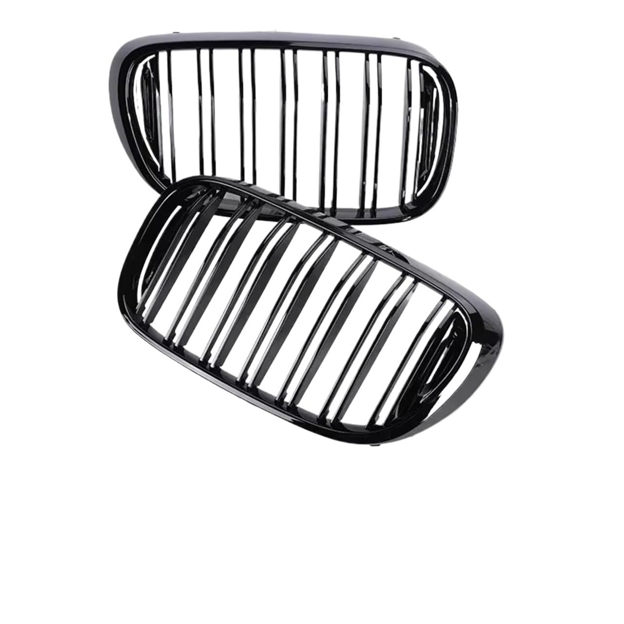 Frontgrill Für 7 Series G11 G12 2015 2016 2017 2018 2019 Lower Intake Front Bumper Niere Refting Grill Carbon Fiber Racing Grille Teile Kühlergrill(Dual Gloss Black) von ESPYN