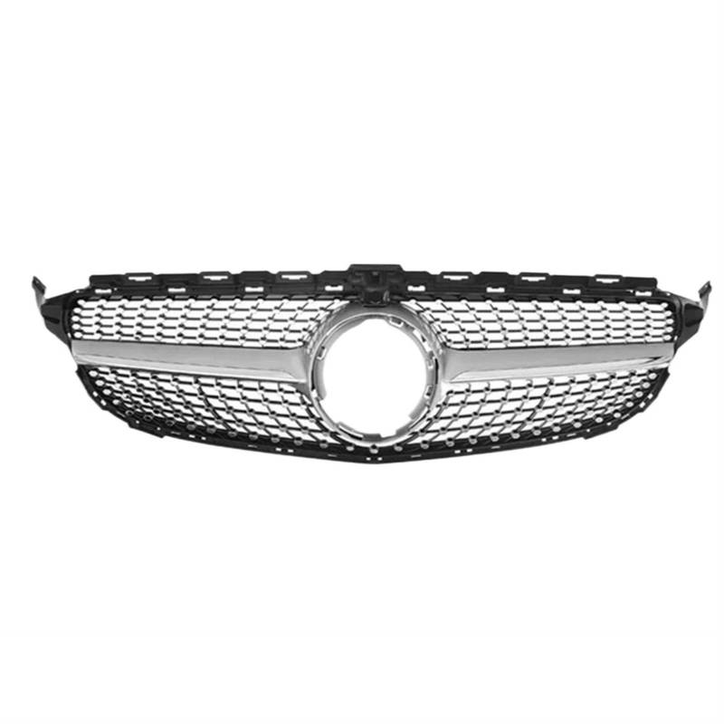 Frontgrill Für AMG Für GTR Diamantgrill Für Benz C-Klasse W205 2015 2016 2017 2018 2019 2020 2021 Pre LCI LCI Kühlergrill(19-21 Dia SIL) von ESPYN