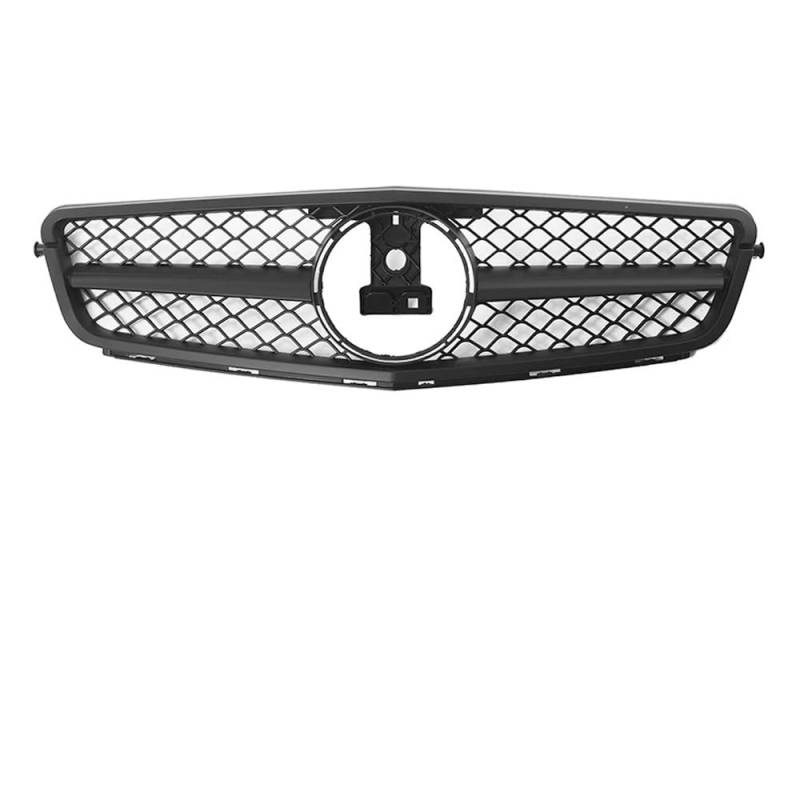 Frontgrill Für Benz W204 Kühlergrill C-Klasse C204 S204 2007-2014 C180 C200 C250 C300 C350 Diamant Für AMG Für GT Stil Front Stoßstange Grille Kühlergrill(A-Matte Black) von ESPYN