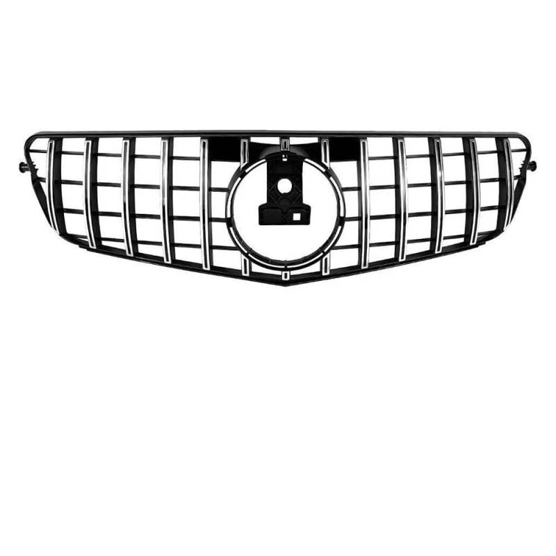 Frontgrill Für Benz W204 Kühlergrill C-Klasse C204 S204 2007-2014 C180 C200 C250 C300 C350 Diamant Für AMG Für GT Stil Front Stoßstange Grille Kühlergrill(G-Silver) von ESPYN