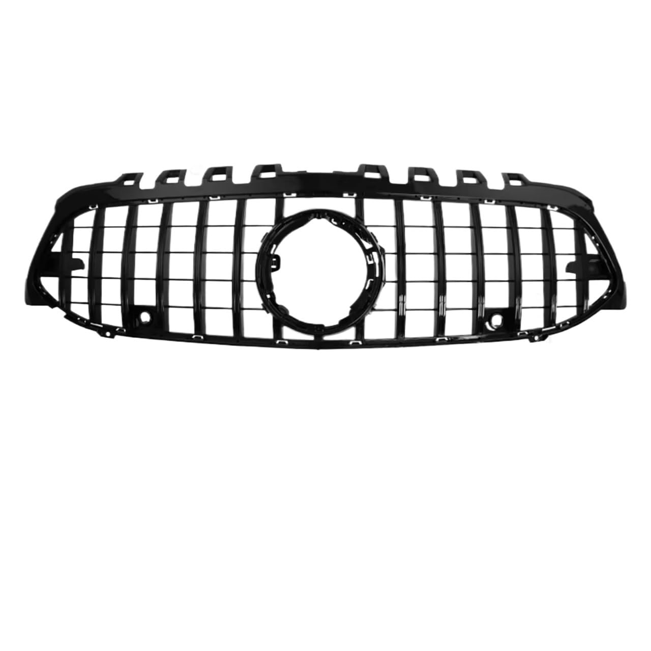 Frontgrill GT Diamond Fronthaubengrill Racing Stoßstangengrill Außenteil Für Benz W177 A 2019+ A250 A200 A180 A220 A35 Facelift Kühlergrill(GT Black) von ESPYN