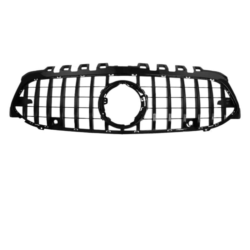 Frontgrill GT Diamond Fronthaubengrill Racing Stoßstangengrill Außenteil Für Benz W177 A 2019+ A250 A200 A180 A220 A35 Facelift Kühlergrill(GT Black) von ESPYN