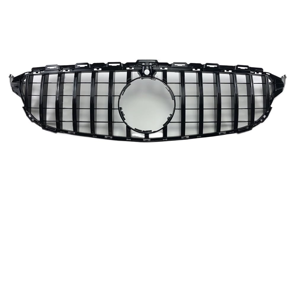 Frontgrill GT Diamond Frontstoßstangengrill Für Bernz W205 Grill C205 S205 Benz C 2014–2021 C200 C260 C180 C250 C300 Coupe Für AMG Tuning Kühlergrill(14-18 Glossy Black A) von ESPYN