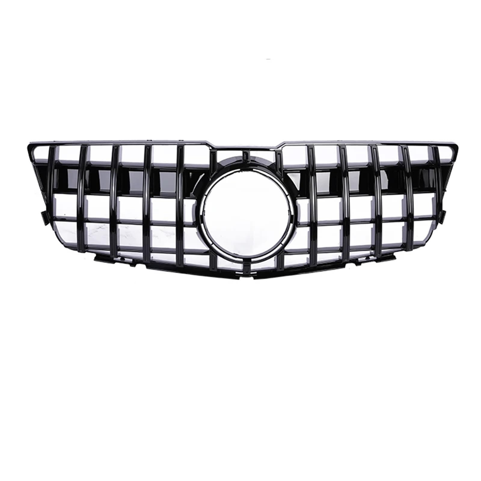 Frontgrill GT Kühlergrill Für Benz GLK X204 Frontstoßstange Kühler Für AMG Grill Diamond 2008-2012 2013-2015 Schwarz Chrom 350 Kühlergrill(08-12 Black GT) von ESPYN