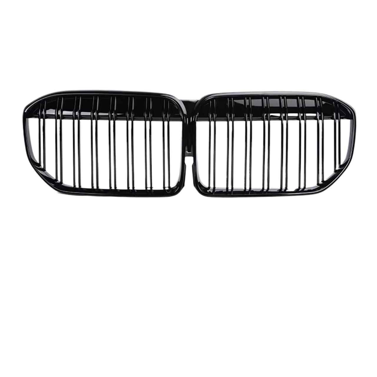 Frontgrill Glänzend Schwarze Frontstoßstange Nieren-Racing-Gitterabdeckung Für 7er G11 G12 2020 2021 2022 2023 Carbon-Kühler-Luftgrill Kühlergrill(Dual Gloss Black) von ESPYN