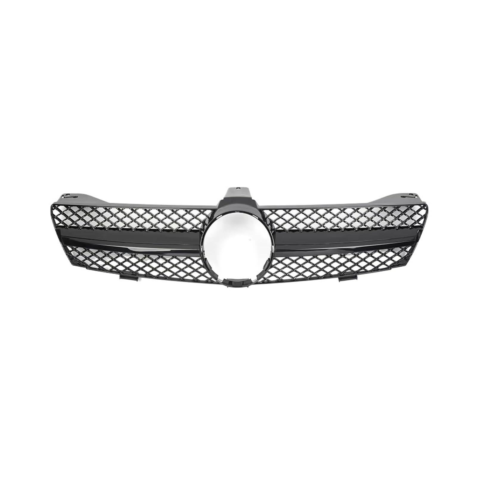 Frontgrill Glänzend Schwarzer Für GTR-Style-Kühlergrill Für Benz Für CLS-Klasse W219 2005 2006-2008 CLS350 CLS550 CLS63 Für AMG Diamond Style-Stoßstangengrill Kühlergrill(A-Glossy Black) von ESPYN