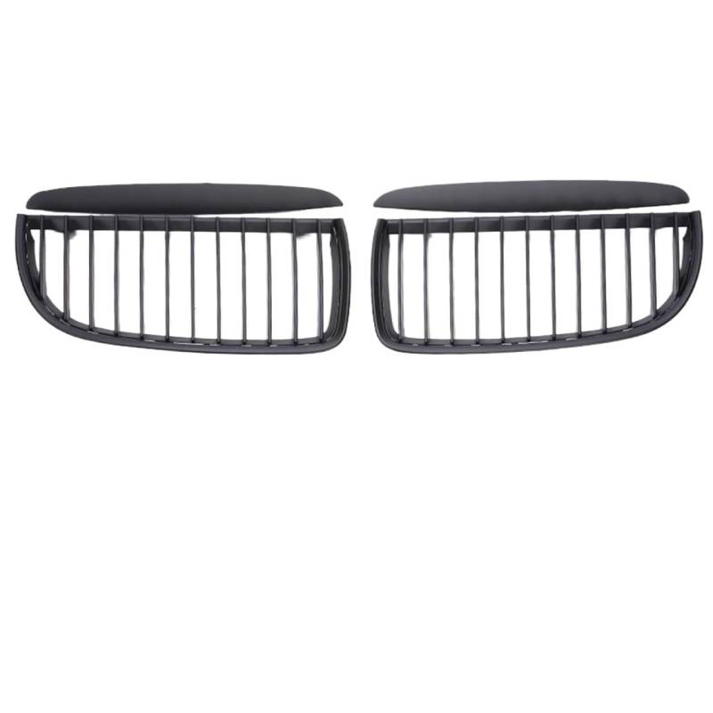 Frontgrill Kohlefaser-Frontstoßstange Freundlicherweise Facelift-Gitterabdeckung Umrüstung Schwarzen Racing-Grills Für 3er E90 E91 2005-2008 2009 2010 2011 2012 Kühlergrill(Single Matte Blk05-08) von ESPYN