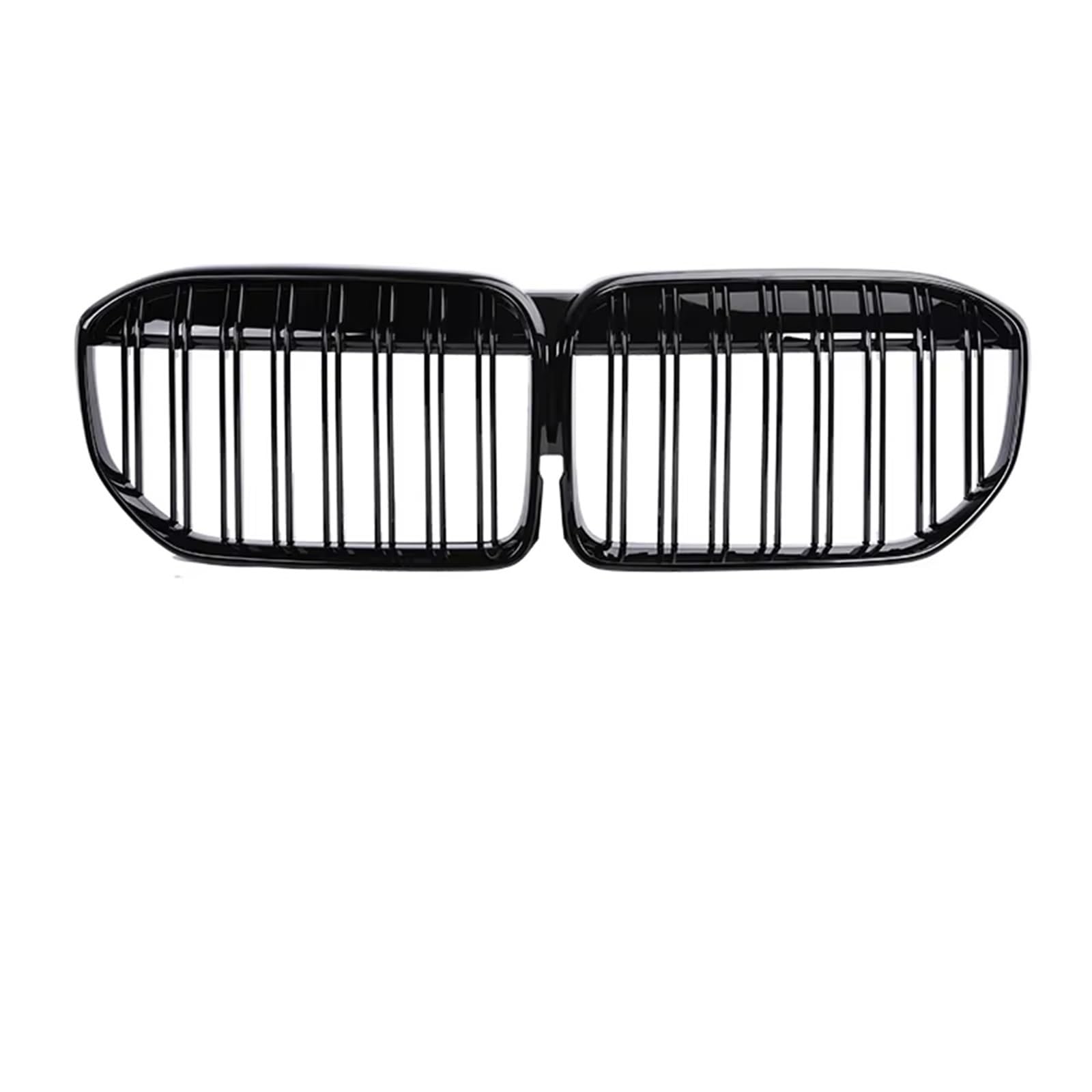 Frontgrill Kühler Einzellamellengrill Glänzend Schwarz Frontstoßstange Nierengitterabdeckung Auto-Styling Für 7er G11 G12 2020 2021 2022 2023 Kühlergrill(Dual Gloss Black) von ESPYN