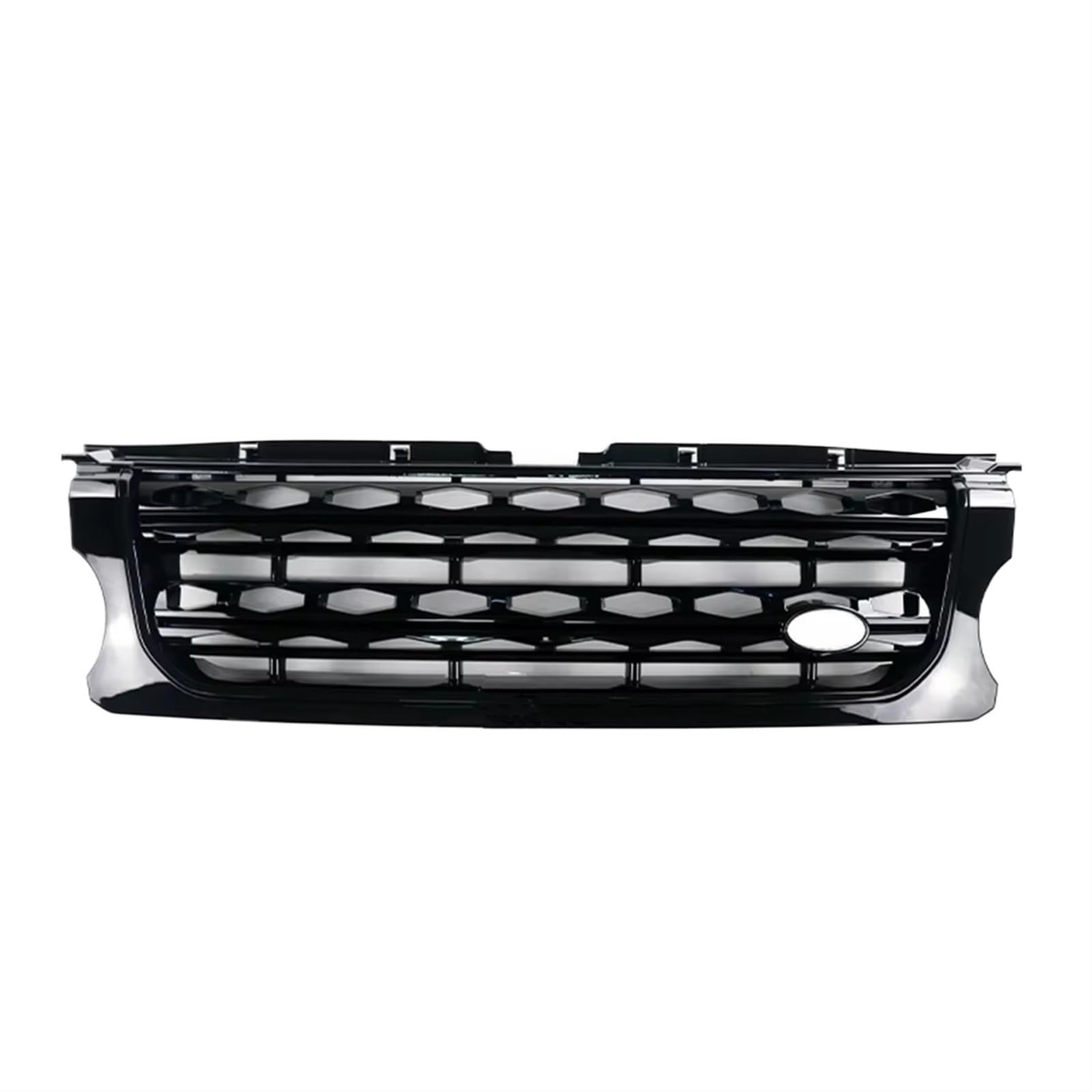 Frontgrill Kühlergrill Für Land Für Rover Für Discovery 4 LR4 2014 2015 2016 L319 Frontschürze Mittelplatte Styling Oberen Racing Grills Autozubehör Kühlergrill(All Black) von ESPYN