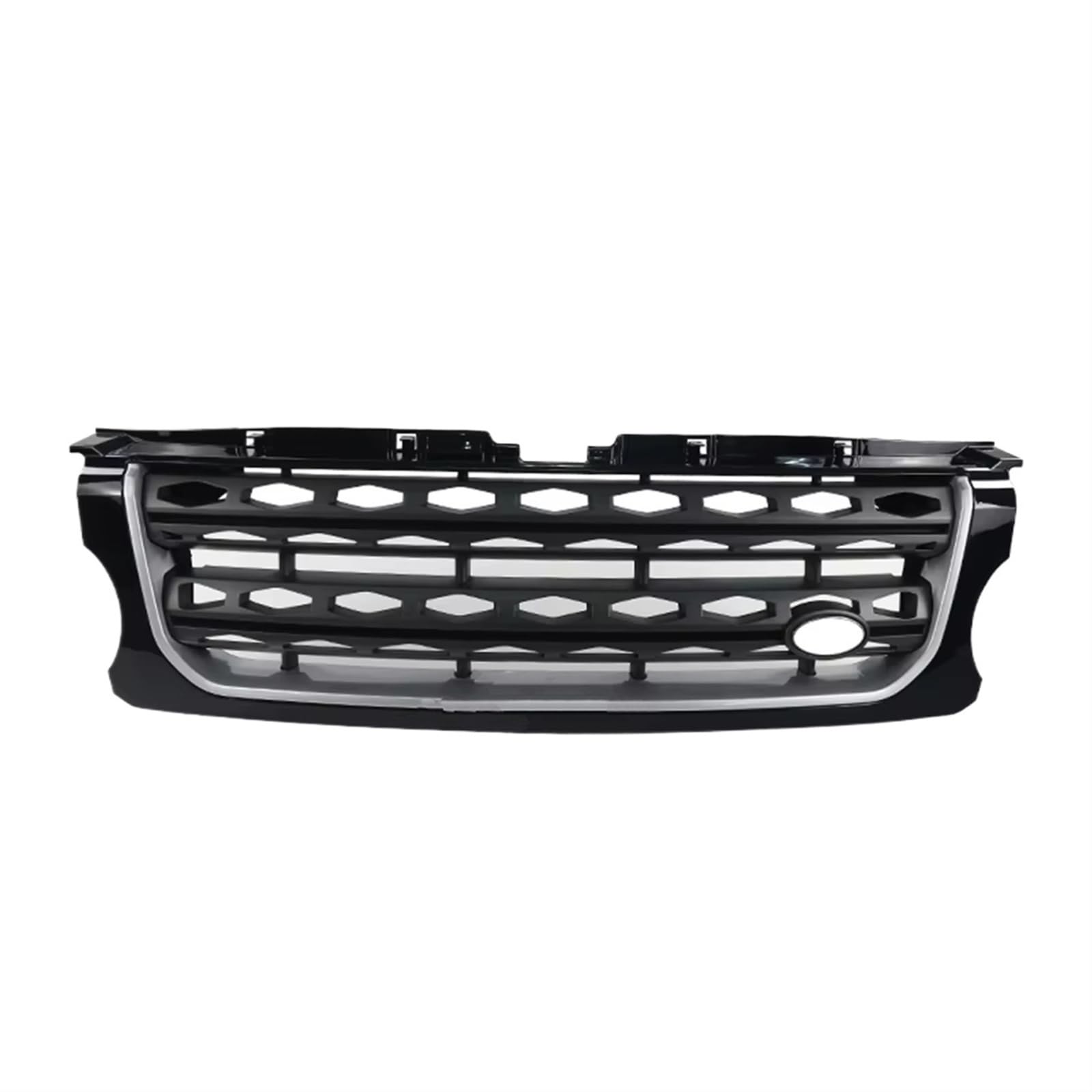 Frontgrill Kühlergrill Für Land Für Rover Für Discovery 4 LR4 2014 2015 2016 L319 Frontschürze Mittelplatte Styling Oberen Racing Grills Autozubehör Kühlergrill(Black Frame Gray net) von ESPYN