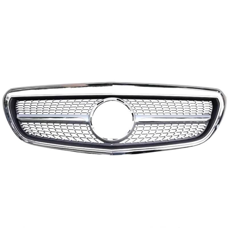 Frontgrill Kühlergrill Im Diamant-Stil Für Benz E-Klasse W213 C238 2016 2017 2018 2019 Vor Dem Facelift Für AMG Für GTR Kühlergrill(A Dia Silver) von ESPYN