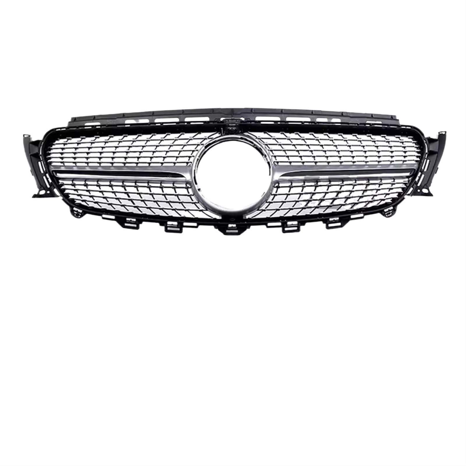 Frontgrill Kühlergrill Im Diamant-Stil Für Benz E-Klasse W213 C238 2016 2017 2018 2019 Vor Dem Facelift Für AMG Für GTR Kühlergrill(Diamond Silver) von ESPYN