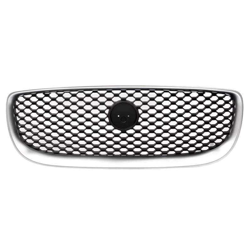 Frontgrill Mattschwarzer Auto-Front-Center-Renngrill Für Jaguar Für XE 2015 2016 2017 2018 Kühlergrill von ESPYN