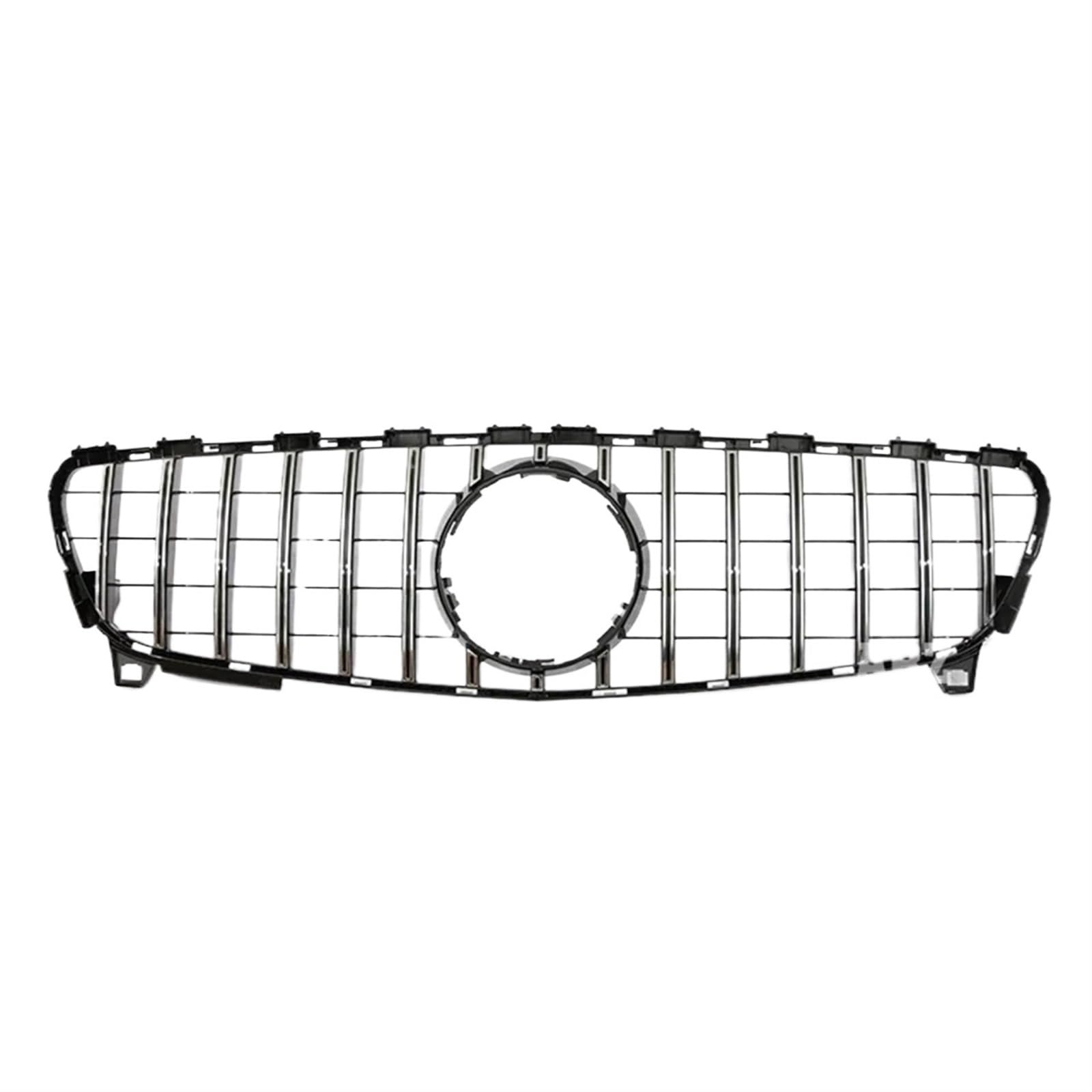 Frontgrill Schwarz Silber A45 Stil Frontstoßstange Für AMG Für GT Kühlergrill Für Benz A Klasse W176 A35 A180 A200 A250 A260 2013–2015 2016–2018 Kühlergrill(16-18 GT Sliver) von ESPYN