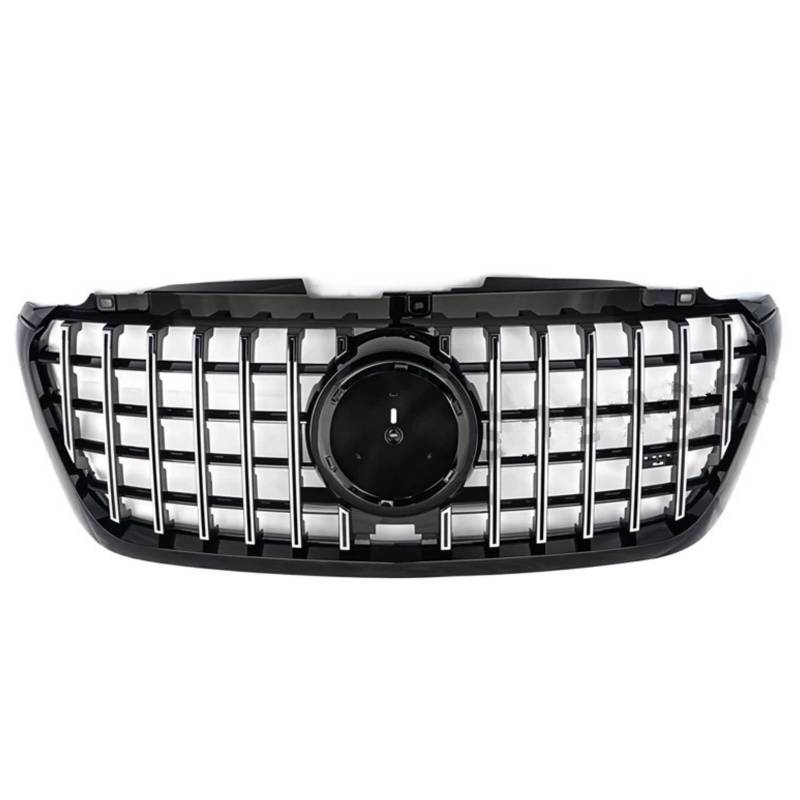 Frontgrill Universal-Version Kühlergrill W907 GT Style Frontstoßstangengrill Für Benz Sprinter W907 2019+ Kühlergrill(Schwarz) von ESPYN