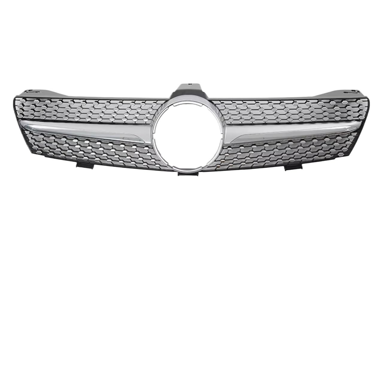 Frontgrill Vorne Glänzend Schwarz Für GTR-Stil Renngrill Für Benz Für CLS W219 CLS350 CLS500 2005 2006 2007 2008. Stoßstangengrills Im Diamonds-Stil Kühlergrill(Diamonds-Silver) von ESPYN