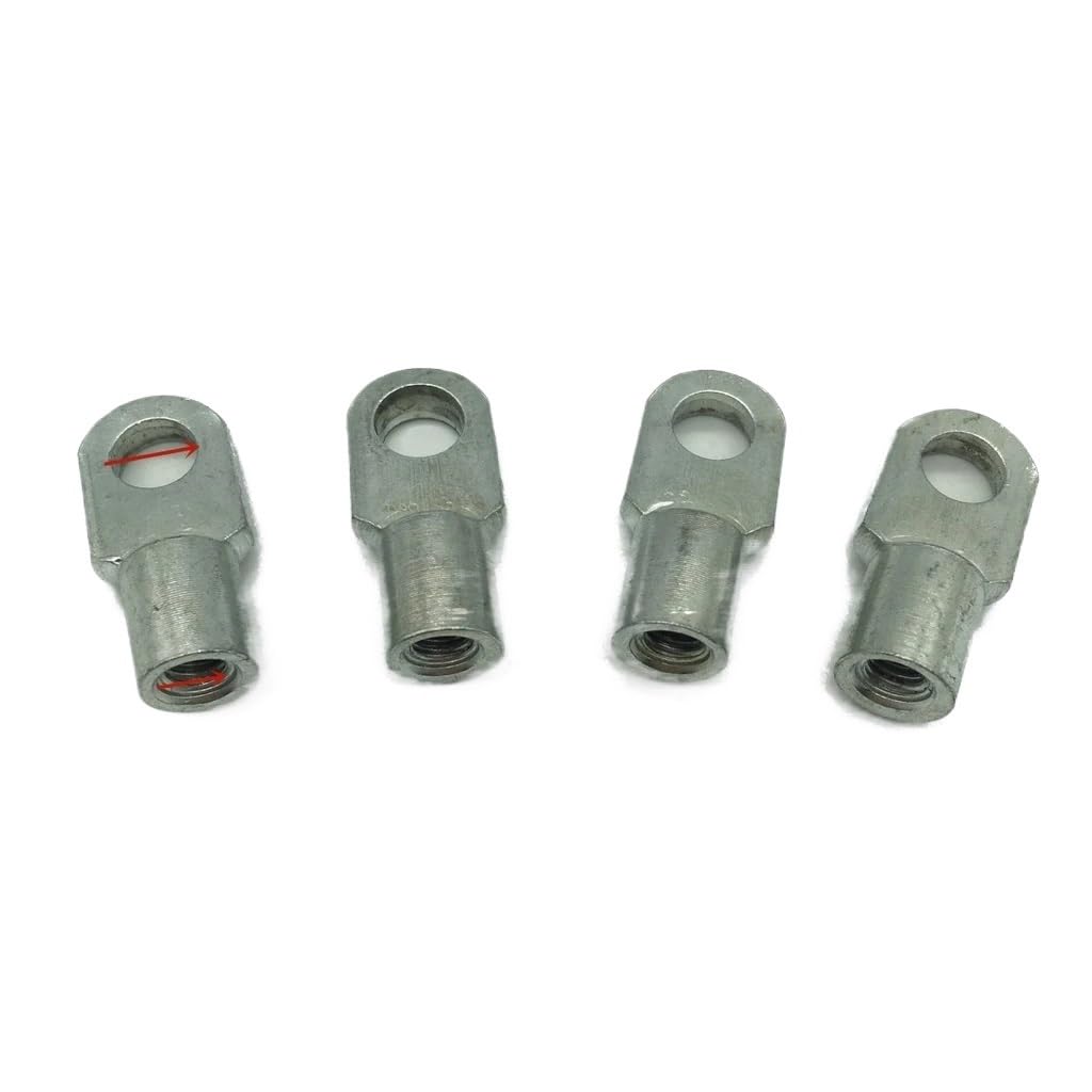 Motorhaubenlifte 4 Stücke M8/M6 10mm Universal Hinten Boot Front Motorhaube Gas Strut End Fitting Stecker Kugelbolzen Joint Ventil Frühling Schraube Motorhaube Gasdruckfeder(4pcs-Inner 6mm) von ESPYN