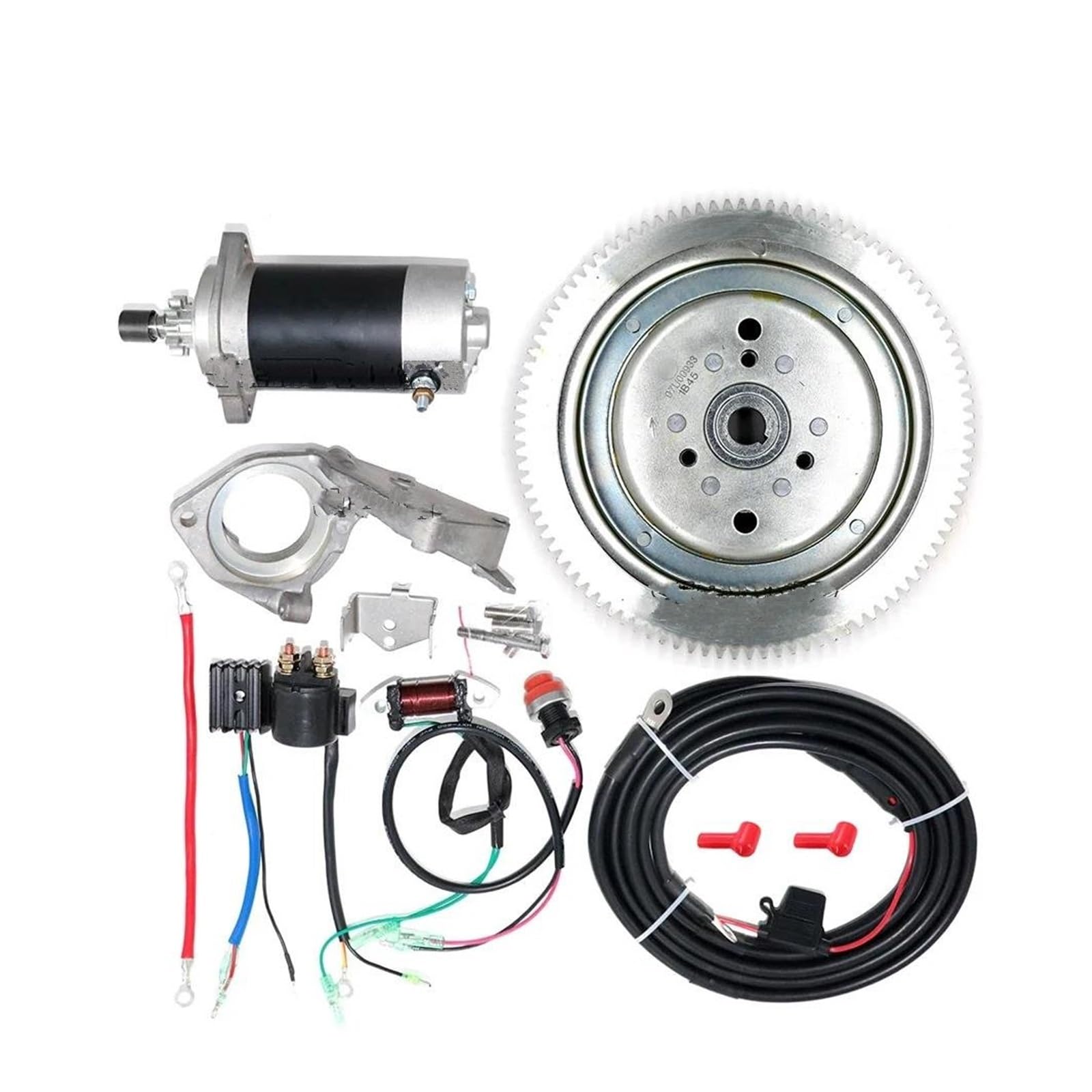 Anlasser Starter Für T30 2-Takt 30 PS Außenbordmotor-Elektrostarter-Kit Anlassermotor von ESSUE